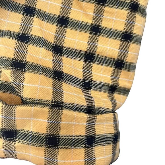 MENS Shirt 3XL XXXL Multicolored Plaid Long Sleeve Green Pocket NWOT - Picture 4 of 8